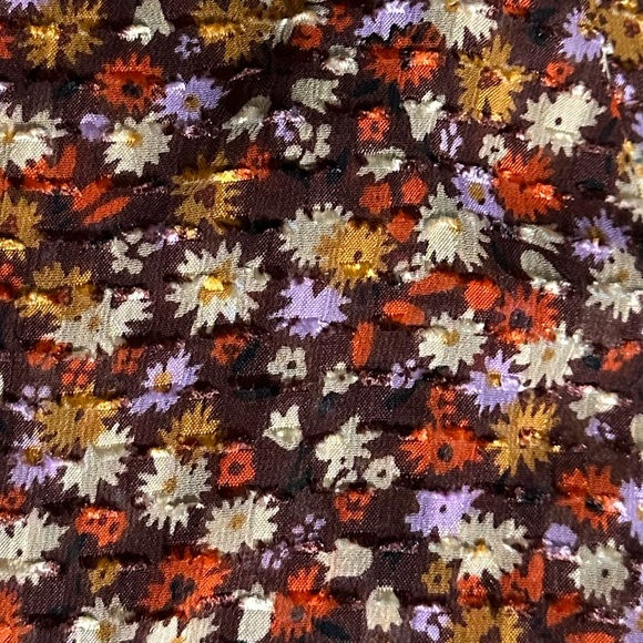 Madewell long-sleeve crossover floral midi dress 8 - Picture 11 of 15